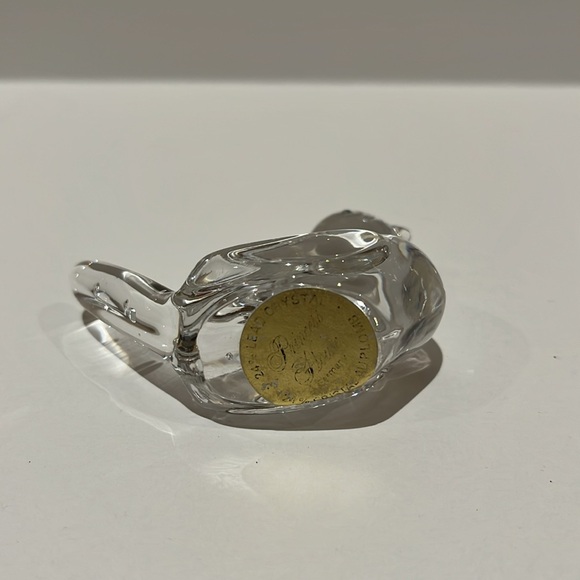 Vtg Princess House Clear Crystal Glass Bird Figurine/Paperweight - Picture 5 of 7